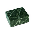 Marble Rectangular Box w/ Removable Lid (Jade Leaf Green)